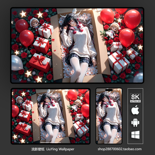 原神少女哥伦比娅壁纸8k 4k手机平板电脑桌面壁纸 二次元动漫壁纸