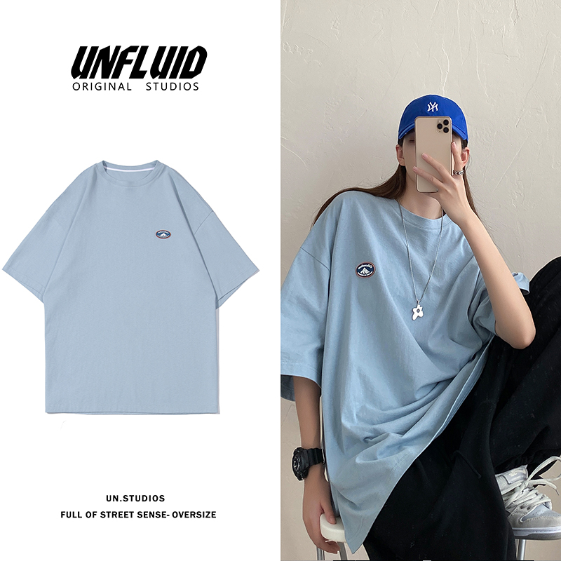 Short sleeve T-shirt loose casual summer Harajuku 5-sleeve trendy top