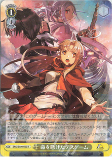 WS 黑白双翼 卡牌 刀剑神域十周年动画盒 R 命を懸けたデスゲーム