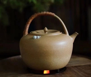 半斋秋实壶 煮水壶 煮茶壶 陶壶1000ml