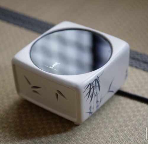 梵山堂经苏打釉青花竹叶电陶炉1000 W