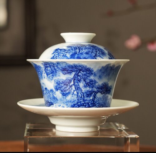 景德印象·松云小盖碗口径8.7 x高8.5cm 110ml