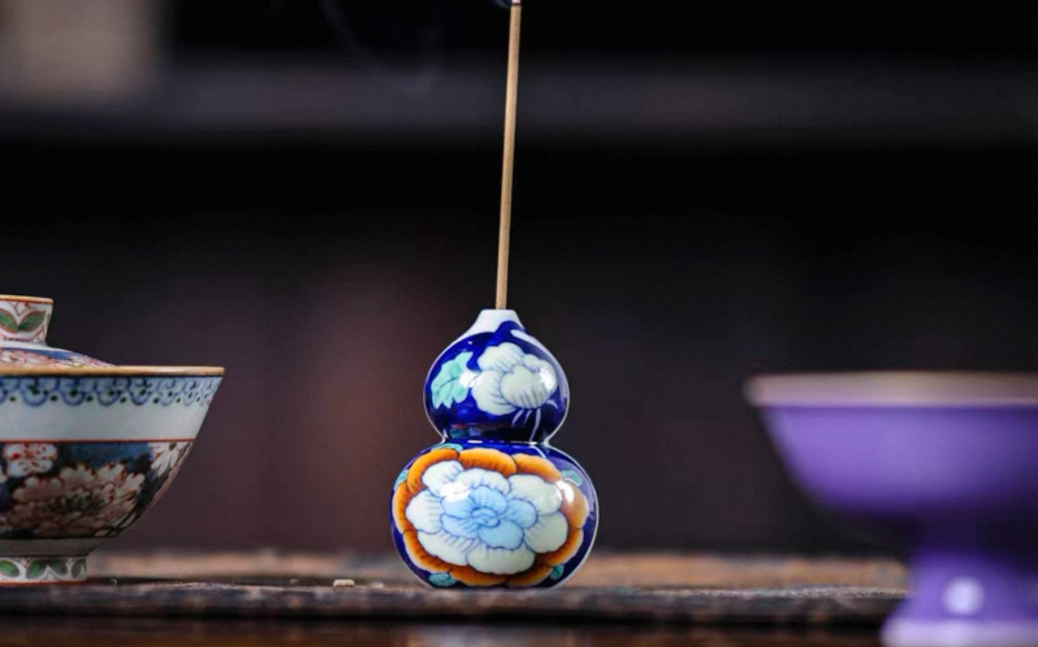 卓君富贵满堂葫芦香线香插香器底座焚香器茶桌摆件香道配件,居家布艺,茶席,淘宝优惠券,粉丝福利购,淘宝优惠卷