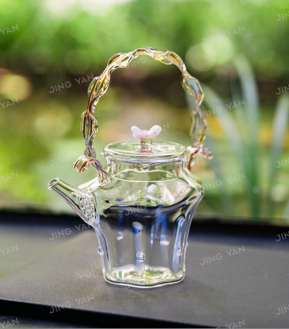 晶焱荷韵-幽梦提梁壶260ml （明火电陶炉均可使用）