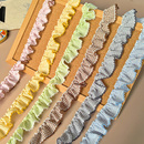 饰辅料 装 田园小清新格纹褶皱花边织带 森系DIY手工娃衣洛丽塔服装