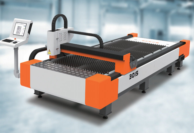 单台面光纤激光切割机 开放式结构设计 操控简易金属板材切割