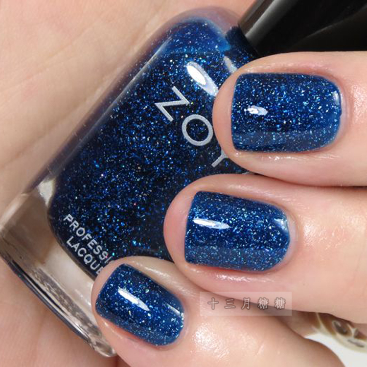 美国ZOYA指甲油 蓝色细闪点 梦醒莱茵 极点系列 ZP686 Dream