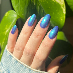 12FREE美国ORLY指甲油珠光蓝紫色2060100显白glass act免烤不可剥