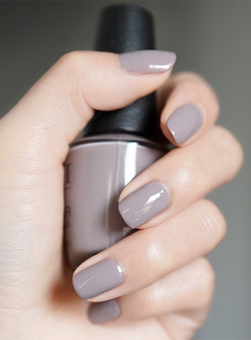 OPI指甲油气质灰色A61灰褐色灰紫TAUPE LESS BEACH持久不可剥美甲