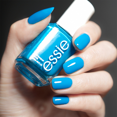 essie指甲油糖果蓝胖子色