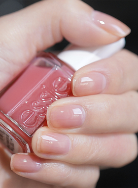 停产ESSIE指甲油健康透明无色果冻裸粉红色545裸色防水持久不可剥