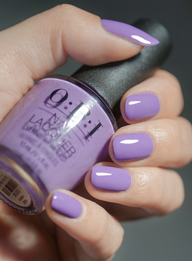 美国OPI指甲油薰衣草紫色B29丁香花紫Do You Lilac It?不可剥美甲