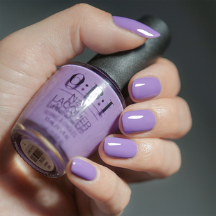 美国OPI指甲油薰衣草紫色B29丁香花紫Do You Lilac It?不可剥美甲