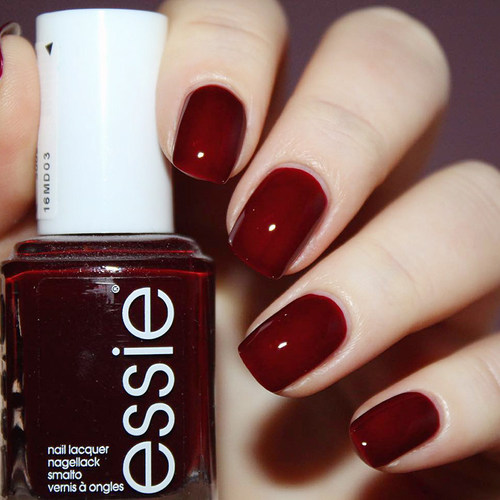 essie车厘子黑巧指甲油bordeaux