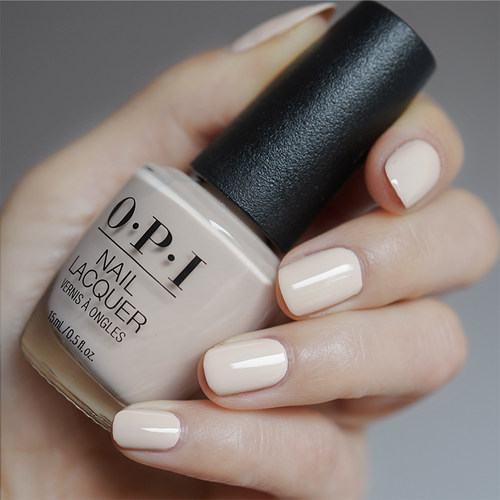 OPI指甲油E82米白气质My Vampire in buff冰奶茶裸色免烤持久防水