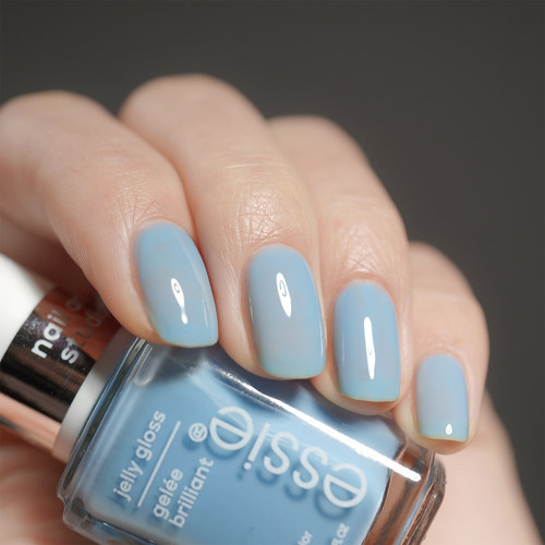 ESSIE美国100半透天空蓝指甲油