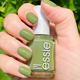 新色美国essie指甲油橄榄绿704豆绿win over草绿抹茶绿不可剥