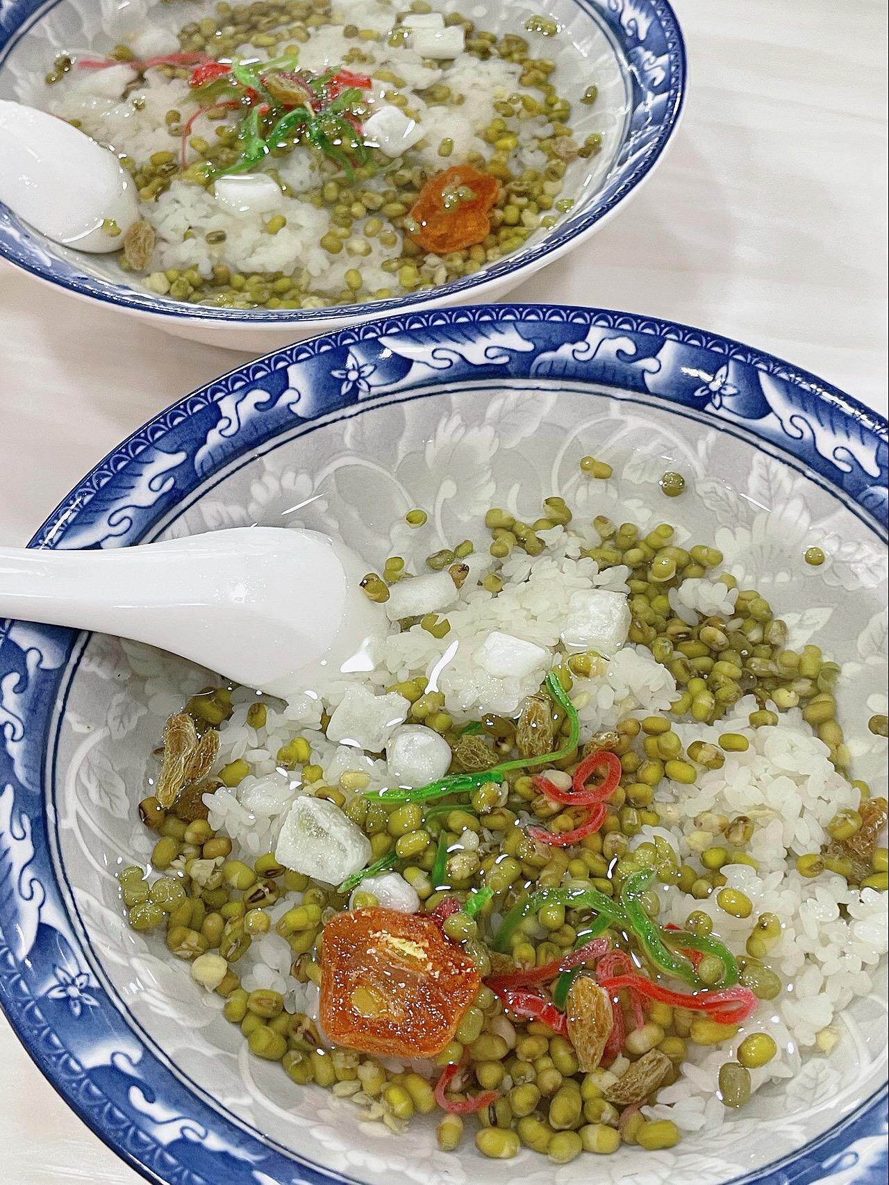 苏式绿豆汤薄荷水绿豆汤冬瓜糖红绿丝冬瓜糖苏州绿豆汤diy材料包