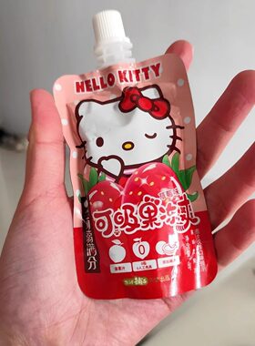盐津铺子可吸果冻爽520g吸吸冻0脂肪混合口味HelloKitty联名儿童