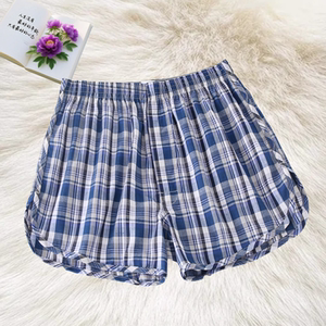 中老年人内裤男士全棉阿罗裤宽松圆角裤大码睡裤胖子短裤家居内裤