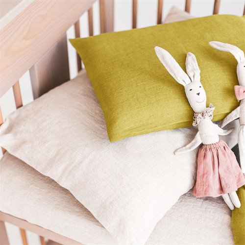 亚麻布宝宝幼儿园儿童枕套