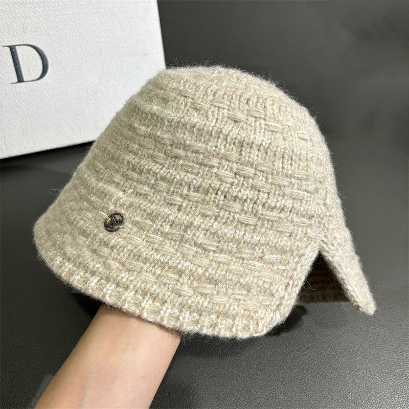 2024新款开叉针织渔夫帽女冬季复古百搭显脸小毛线帽保暖水桶盆帽,服饰配件/皮带/帽子/围巾,帽子,淘宝优惠券,粉丝福利购,淘宝优惠卷