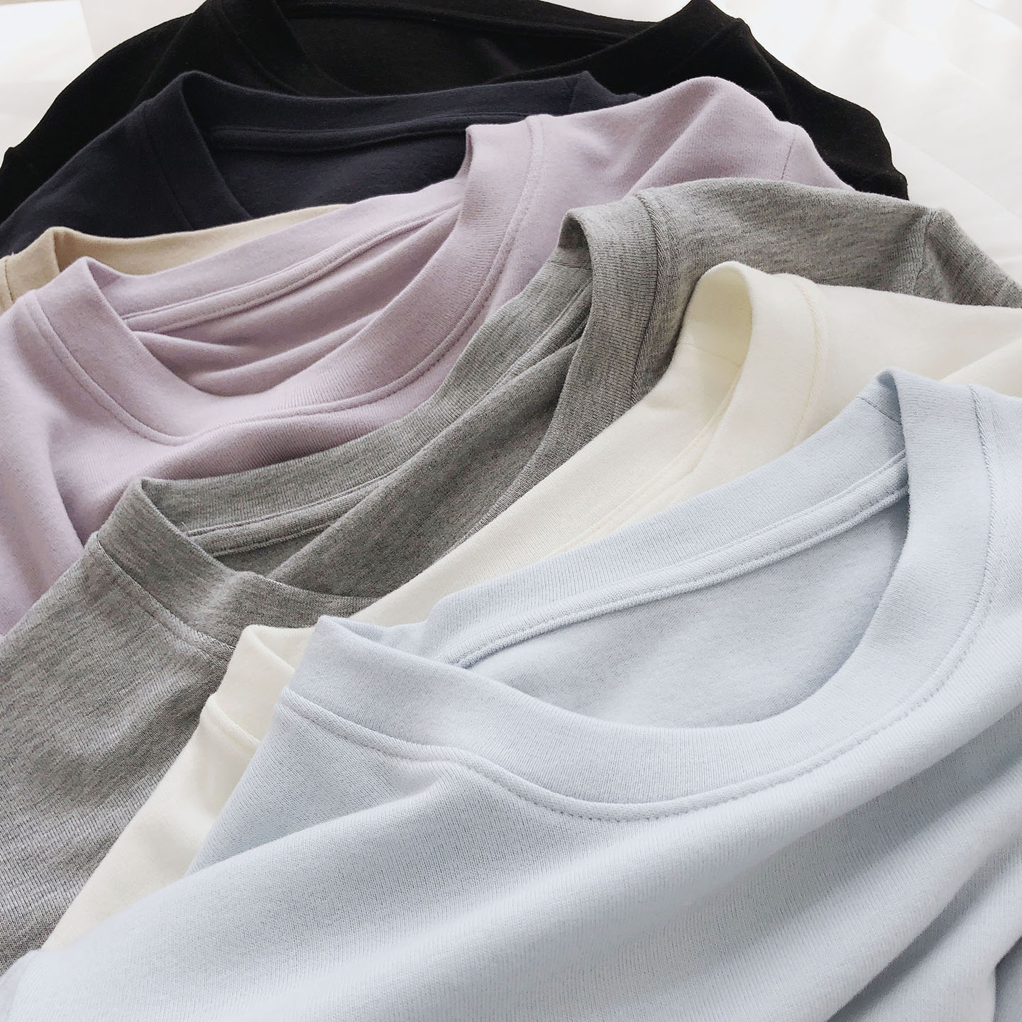 软绵绵羊绒舒适磨毛打底衫t恤女