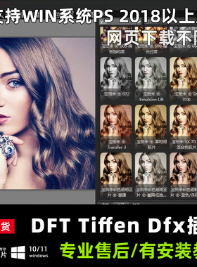DFT Tiffen Dfx 4中文版PS调色滤镜插件制作滤光镜效果支持Win版