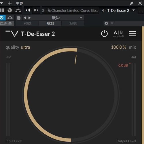 T De Esser 2 去除音频中的齿音同时保持自然音质 提供了补偿增益