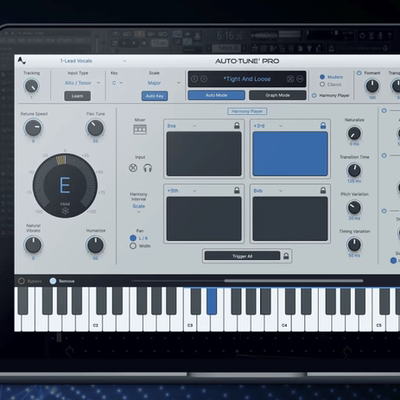 Antares Auto TunePro v11音高校正 使用无缝集成4声部和声播放器