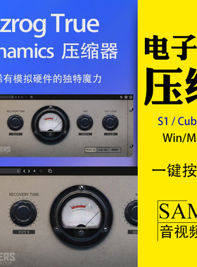 Kazrog True Dynamics复古电子管压缩器 模拟染色Vari-Mu WinMac