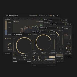 Techivation M 系列套装 动态谐振抑制 去齿音 瞬态整形 混音