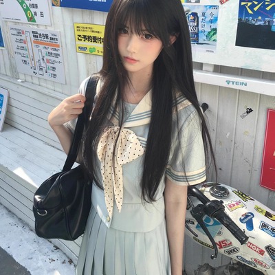 薄荷白巧水手服原创日系正版jk