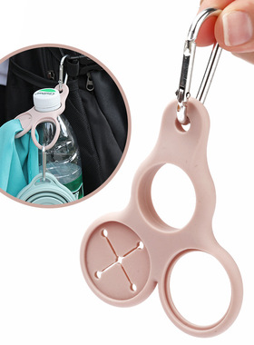 户外旅行水瓶扣水壶饮料矿泉水瓶挂扣旅游爬山运动背包毛巾外挂扣