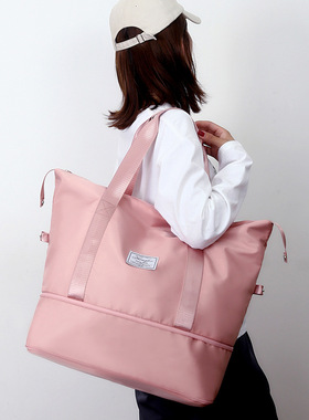 旅行袋2025新款干湿分离健身包短途旅行包防水待产包行李袋登机包