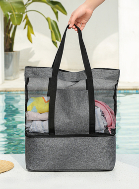 游泳包女干湿分离游泳健身装备泳衣收纳袋沙滩包男手提洗漱专用