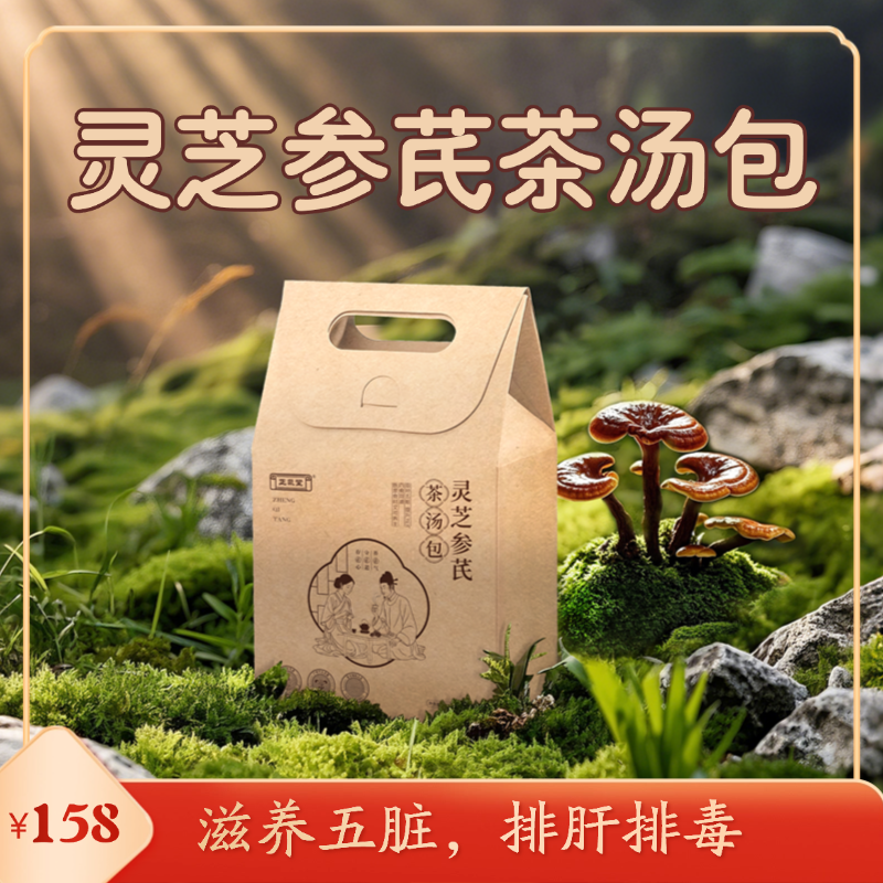 灵芝参芪茶汤包