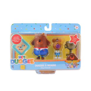 HEY DUGGEE 阿奇幼幼园 公仔配件徽章 诺丽 贝蒂 海皮 儿童玩具