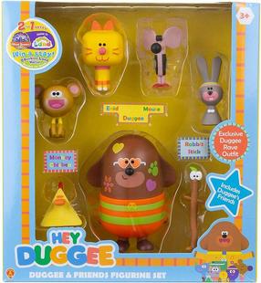 阿奇與動物們公仔組 现货 阿奇幼幼園 DUGGEE 儿童玩具礼物 HEY