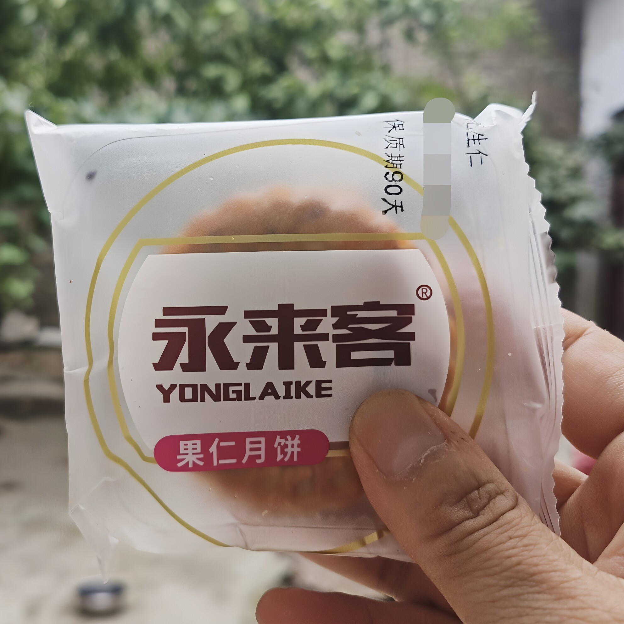 永来客坚果伍仁馅传统月饼厂家直销好吃香甜中秋节送月饼80g*10个