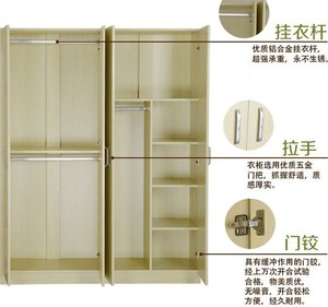 包邮简易衣柜 两门柜 四门柜 组合柜 阳台柜 挂衣柜 卧室柜