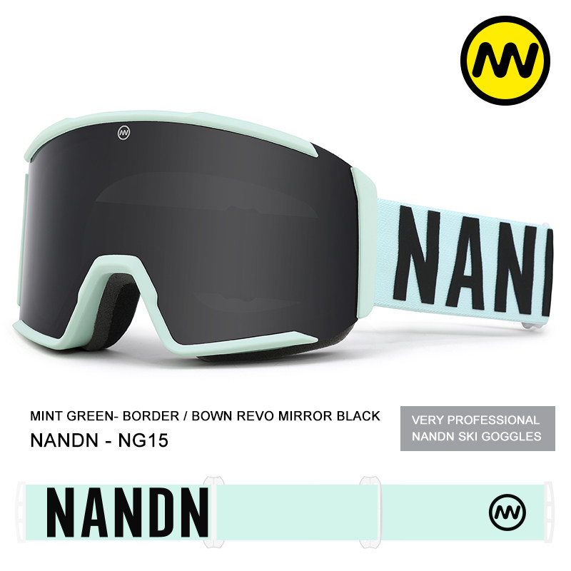 南恩NANDN 新品潮流柱面滑雪镜大视野双层防雾滑雪眼镜男女款NG15