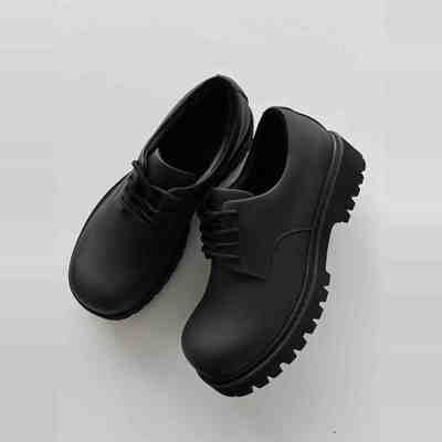 DBFIT全新cleanfit哑光嘉尔同款增高耐磨德比鞋通勤情侣休闲皮鞋