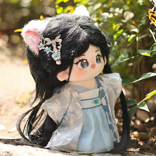 月鳞绮纪鞠婧祎亲笔签名公仔露芜衣20cm棉花娃娃官方周边礼物
