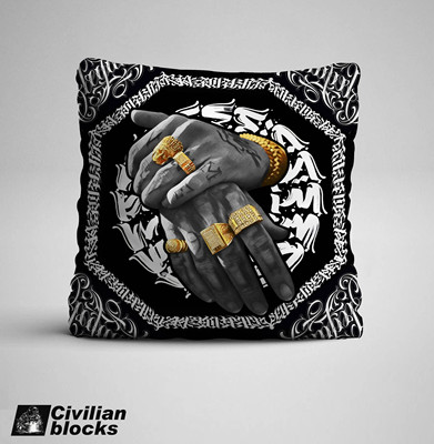 西海岸奇卡诺嘻哈og花体字硬核