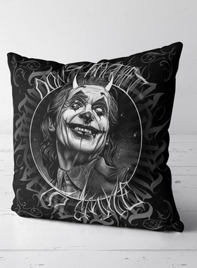 定制奇卡诺 hip hop小丑墨西哥olds chool花体字joker硬核抱枕
