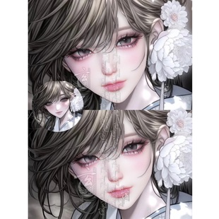 港澳台服 玄兔捏脸 逆水寒手游成女捏脸 云梦萤星适配脸 美芽2.0