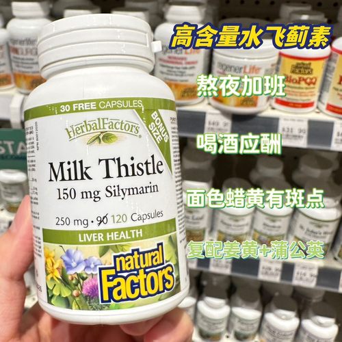 养护熬夜应酬NF姜黄水飞蓟素