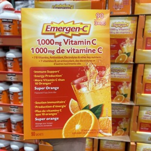 加拿大发 Emergen-C益满喜维生素VC泡腾粉90袋 27.06