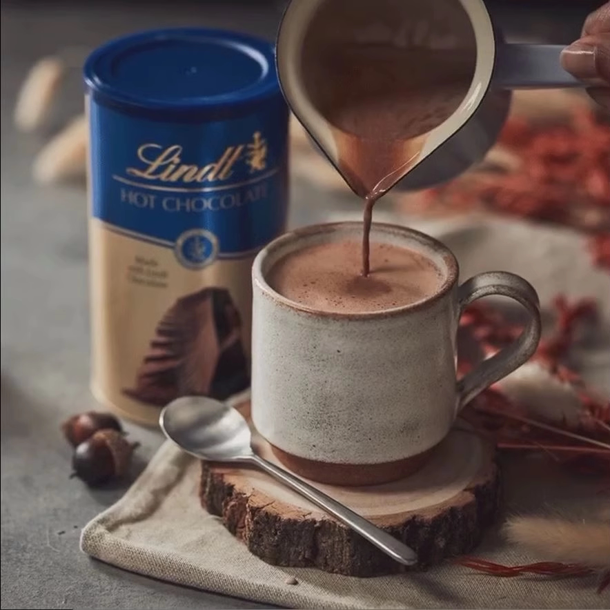 现货！！瑞士莲热可可粉冲饮巧克力粉300g泡热牛奶 27.02